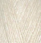 Пряжа для ручного вязания Alize ANGORA GOLD SİMLİ (Alize ангора голд симли) 67 молочно-бежевый - изображение 2