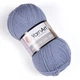 Пряжа для ручного в'язання Yarnart Merino De Luxe 50(мерино де люкс 50) нитки зимова пряжа 3072 джинс - зображення 1