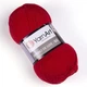 Пряжа для ручного вязания Yarnart Merino De Luxe 50(мерино де люкс 50) нитки зимняя пряжа 156 красны - изображение 1