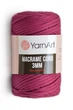 Турецкая пряжа для вязания YarnArt «Macrame Cord 3mm ( макраме.ковриков) 777 фуксия - изображение 1