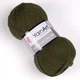 Пряжа для ручного вязания Yarnart Merino De Luxe 50 ( мерино де люкс 50) нитки зимняя пряжа 530 хаки - изображение 1