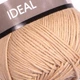 Турецкая пряжа для вязания YarnArt ideal ( идеал) 100% хлопок -233 беж - изображение 2