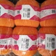 Турецька пряжа для в'язання Madame Tricote Maxi (МАКСІ) річний мерсеризує бавовна 6350 оранж - зображення 3