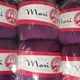 Турецкая пряжа для вязания Madame Tricote Maxi (МАКСИ) летний мерсеризованный хлопок 4937 фиолетовый - изображение 1