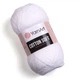 Турецкая летняя пряжа для вязания YarnArt Cotton Soft (котон софт) тонкий полухлопок -62 ультро белый - изображение 1