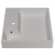 Раковина матова над пральною машиною Amidicon Breeze 60 600x600 з литого каменю BREEZE_60_MAT - зображення 4