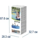 Каркасний басейн Intex 28202 (76*305 см. об'єм: 4485 л. картриджний фільтр-насос 1250 л/год, серія: Metal Frame) - изображение 7