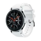 Силиконовый ремешок Watchbands для Samsung Galaxy Watch 46mm Silver / Samsung Gear S3 - белый (WB001WHITE46) - изображение 1