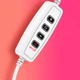 Кільцева LED лампа USAMS US-ZB120 168см кільцевої світло світлодіодне кільце портативний штатив для смартфона (US-ZB120) - зображення 4