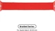 Ремінець ArmorStandart Braided Solo Loop для Apple Watch 42 (Series 11-10)/41/40/38 Red Size 2 (120 mm) (ARM58069) - зображення 2