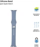 Ремінець ArmorStandart Sport Band (3 Straps) для Apple Watch 42 (Series 11-10)/41/40/38 Lavender Grey (ARM57871) - зображення 2