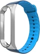 Ремешок Armorstandart Sport Silicone Band для Xiaomi Mi Band 3 Silver/Blue (ARM54515) - изображение 1