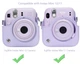 Чохол FujiFilm INSTAX mini 12/11/9 фіолетовий для фотоапарата Lilac Purple - зображення 4