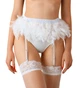 Пояс для чулок с перьями Art of Sex Sweet Angel one size Белый - изображение 3