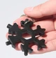 Мультитул для велосипеда 18 в 1 "как сюрикен" инструменты снежинка SNOWFLAKE WRENCH TOOL (713421940) Черный - изображение 2