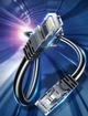 Патч корд кабель Essager для интернета Cat 6 RJ45 высокоскоростной 5 метра Black (sv2594-5) - изображение 2