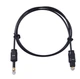 Кабель оптический Mini-Toslink 3.5 -> Toslink 2.2 мм 10 м SPDIF (579018243-1) Черный - изображение 2