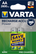 Akumulator Varta Rechargeable Accu AA 2600 mAh BLI 2 Ni-MH (05716101402) (4008496745937) - obraz 1