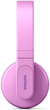 Навушники Philips Kids TAK4206 On-ear Colored light panels Wireless Pink (TAK4206PK/00) - зображення 2