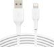 Кабель Belkin USB-A — Lightning PVC 1 м White (CAA001BT1MWH) - зображення 1