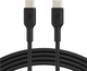 Kabel Belkin USB-C do USB-C PVC 1m Czarny (CAB003BT1MBK) - obraz 1