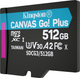 Kingston MicroSDXC 512GB Canvas Go! Plus Class 10 UHS-I U3 V30 A2 + SD-адаптер (SDCG3/512GB) - зображення 4