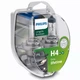 Галогенные лампы Philips H4 LongLife EcoVision 12342LLECOS2 60/55w 12v P43t-38 - изображение 1