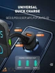FM трансмиттер Bluetooth автомобильный модулятор с LED дисплеем Ldnio 43W PD3.0 + QC3.0, AUX 3.5mm, BT, FM (C705Q) - изображение 8