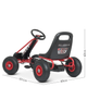Велокарт детский Bambi kart M 0645(2)-3 красный - изображение 4