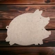 Сервировочный набор из 2 подставок ковриков под тарелки, горячее 25*45 см Latte-pork-2202 кремовый - изображение 1