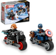 Zestaw klocków LEGO Marvel Motocykle Czarnej Wdowy i Kapitana Ameryki 130 elementów (76260) - obraz 9