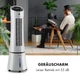 Охолоджувач повітря Klarstein Skyscraper Ice 4-в-1 Smart WiFi Сірий - изображение 7