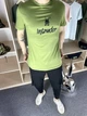 Мужская футболка Intruder Bunny хлопковая классическая с коротким рукавом и круглым вырезом оливковая/2XL - изображение 2