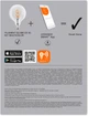 Світлодіодна лампа LEDVANCE SMART+ WiFi Filament G125 RGBW 4,5W E27 Dim (4058075609938) - зображення 7