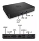 Док-станція Dell WD15 with 130W AC adapter USB-C (452-BCCQ) - Уцінка - зображення 4