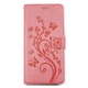 Чехол-книжка для TP-Link Neffos X20/X20 Pro "Цветок и бабочки Pink" - изображение 1