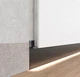 Плинтус скрытого монтажа ALUconcept SLPM-60 (2600 мм), ЧЁРНЫЙ - изображение 1