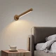 LED-лампа (ночник) GOOD на магнитном держателе с аккумулятором - натуральная древесина светлого оттенка - изображение 4