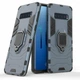 Чохол Iron Ring для Samsung Galaxy S10 / G973 протиударний бампер з підставкою Dark-Blue - зображення 1