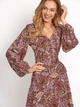 Sukienka damska boho KOLORLI Triss 36 Różowa (5903738175636) - obraz 6
