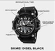 Тактические мужские часы Skmei Disel Black - изображение 4