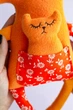 Мягкая игрушка-сплюшка Лисичка WooolyWool ручной работы - изображение 7