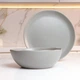 Тарелка глубокая MBM HOME "Совершенство" KP-31 GRAY 18 см Серая - изображение 2