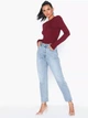 Чоловічий лонгслів NLY trend 092322 XS (97925XS) Бордовий - зображення 4