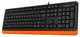 Klawiatura przewodowa A4Tech FK10 USB Pomarańczowa (A4TKLA46451) - obraz 4