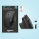 Logitech Lift Left Vertical Ergonomiczna Mysz komputerowa bezprzewodowa/Bluetooth Graphite (910-006474) - obraz 4