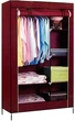 Тканевый шкаф для вещей Ason Storage Wardrobe 88105 2 секции 105 х 45 х 170 см Бордовый (51692BU) - изображение 1