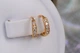 Сережки Xuping Jewelry дитячі доріжки з камінців 10 мм золотисті - зображення 1