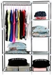Тканинна шафа для речей Ason Storage Wardrobe 88105 2 секції 105 х 45 х 170 см Коричнева (51692BR) - зображення 2