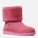Женские угги низкие замшевые с мехом Michael Kors 800624920 36 Розовые (1159781255) - изображение 1